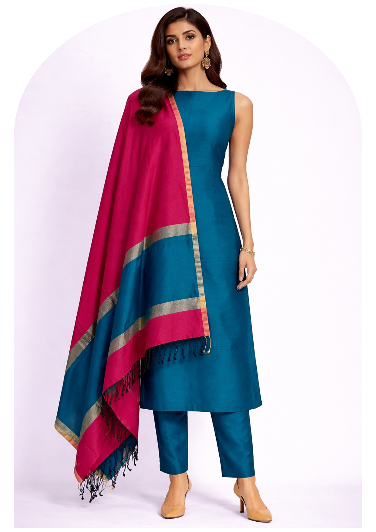 Maheshwari Dupatta Sets