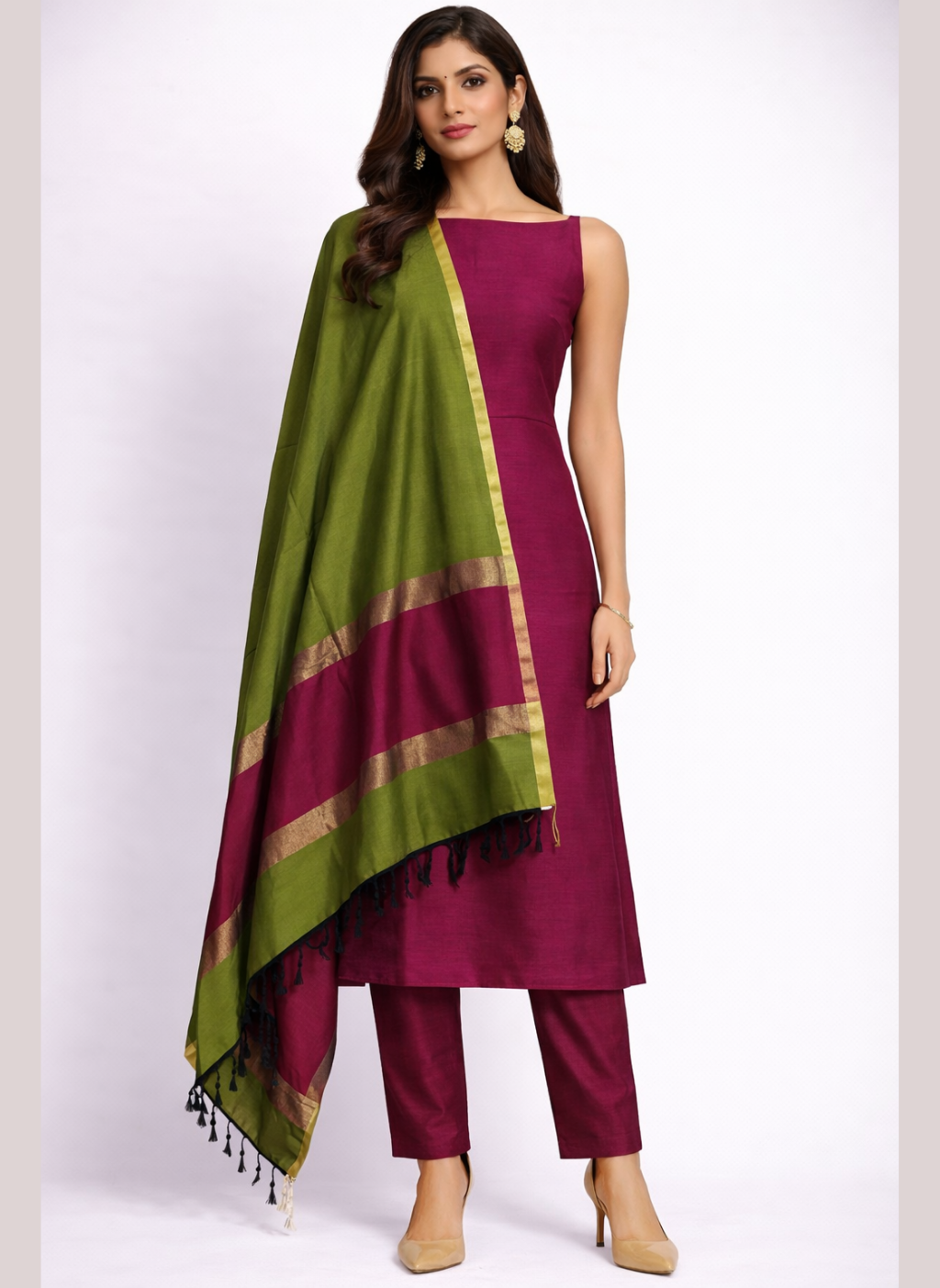 Maheshwari Dupatta Sets